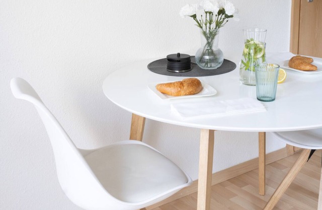 Appartement mit Netflix, Boxspringbett & Terrasse We17