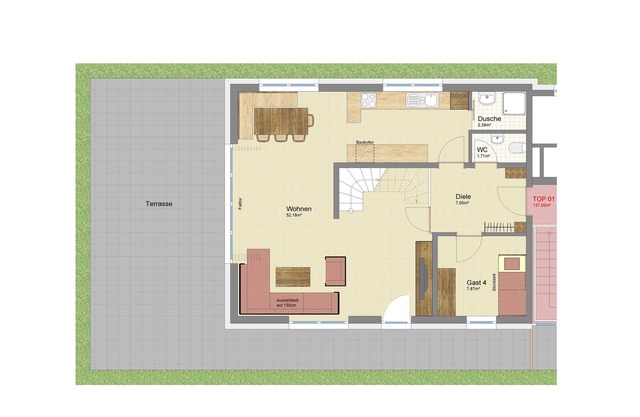 Appartementhaus Monika-mellau - Appartement Mirjam 140m2