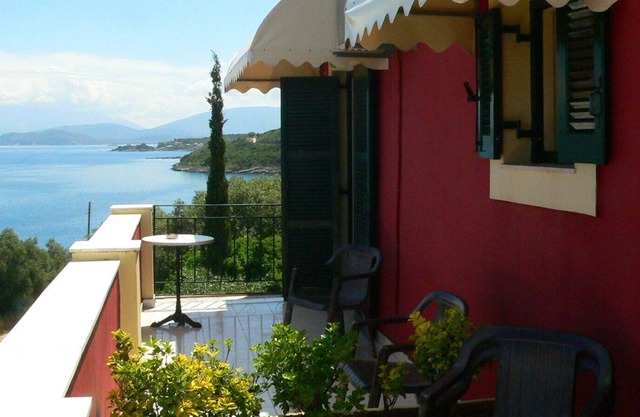 Apraos Bay Hotel In Kalamaki Beach, a nice view over the whole Apraos Bay.