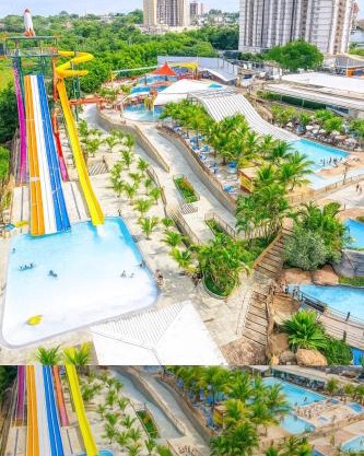 Apt Quase Dentro do diRoma park Aquático