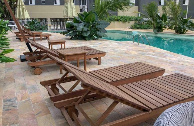 Apto 3 Dorms, 1 Suíte, JP2 Home Resort Ubatuba - Churrasqueira Gourmet, Ar Condicionado, Piscinas, Sauna e Salão de Jogos
