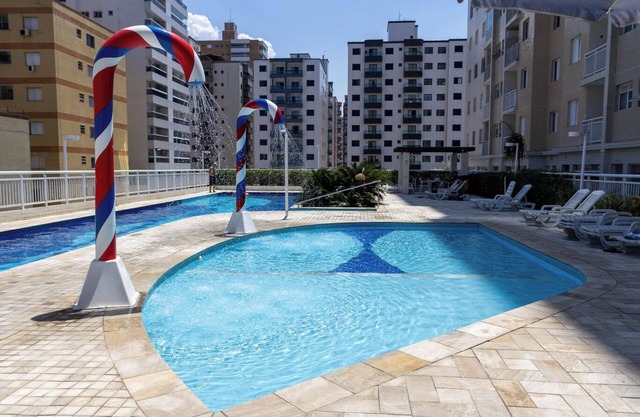 Apto confortável a 150m do mar completo com lazer