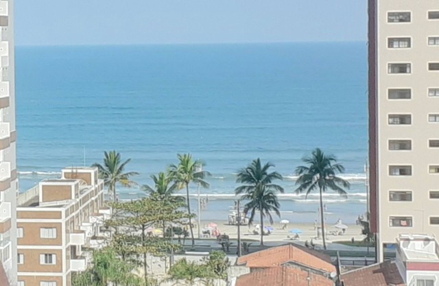 Apto. Lindo! Vista P/mar, Wi-fi e Varanda C/churrasqueira