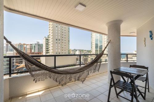 Apto vista mar c/churrasq. em Itapema GBL601