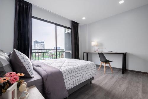 Aqua Residences อควา เรสซิเดนซ์ ห้องพักใหม่ให้เช่า ติดรถไฟฟ้าสถานีวุฒากาศ
