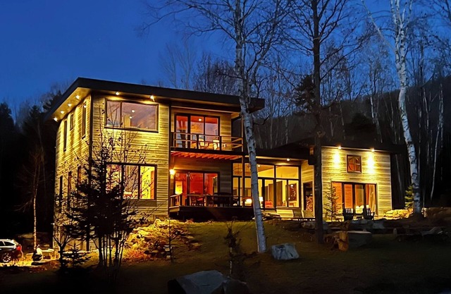 Architectural Gem country home with pickleball court.