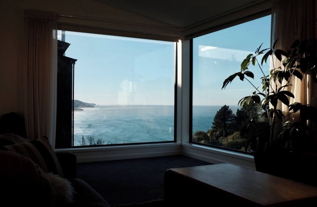 Architectural home with stunning sea views in St Clair