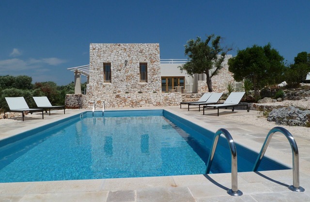 Architecturally Designed Sea View Villa in Carovigno, Nr Ostuni with Heated Pool