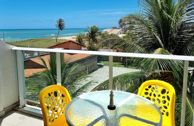 Areias do Mar Aconchegante e Tranquilo com Varanda