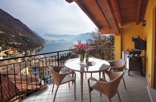 Argegno Penthouse apartment with 180° panoramic lake views by Italian Apartments