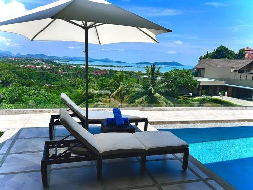 Aroha Seaview Villa In Nature -Private Pool