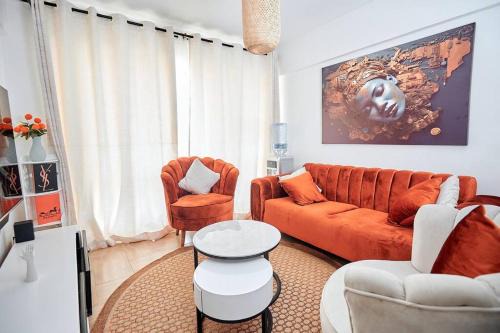 Artistic, modern one bedroom duplex apartment