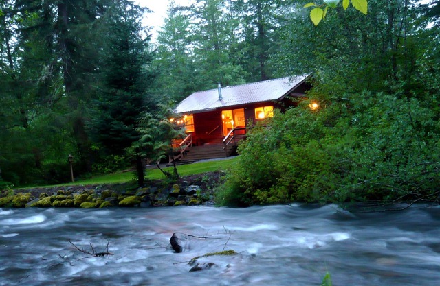Ashford Cabin with Hot Tub & Big Creek Views!