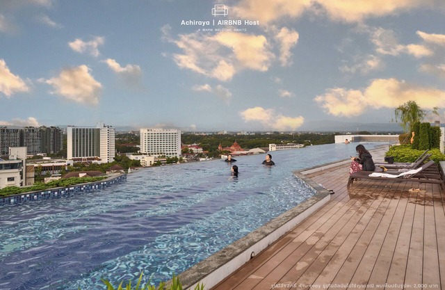 Astra Sky River, Rooftop pool full facilities