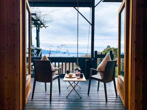 Atami Ocean View Log House with Hot spring