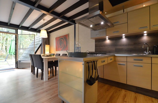 Attractive holiday home on a car-free park