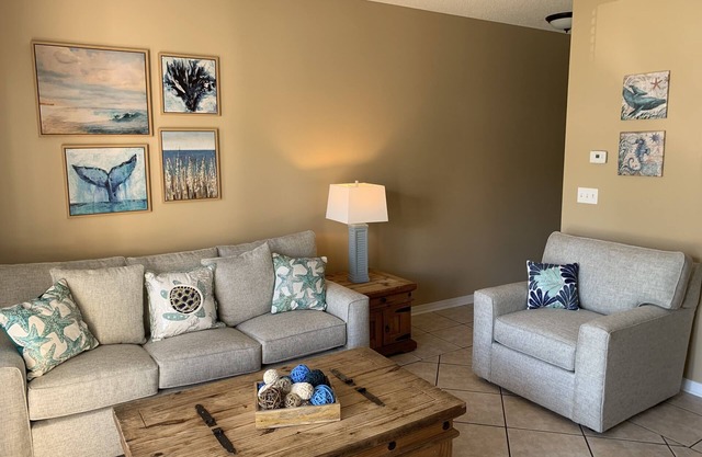 AUGUST SPECIALS! Great family condo STEPS from beautiful beach! FREE Parking!