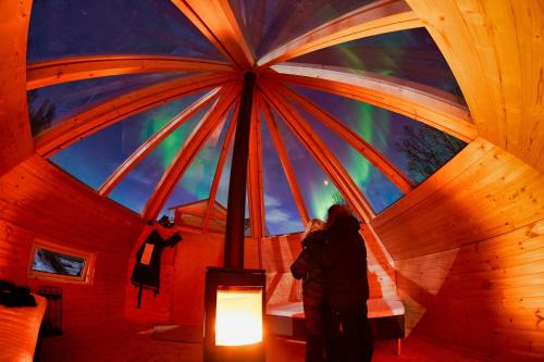 Aurora Wonderland- Cozy glass- roof cabins