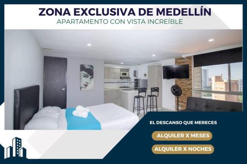 Avenida Poblado, Loft with 24H Parking, Fast Wifi 506