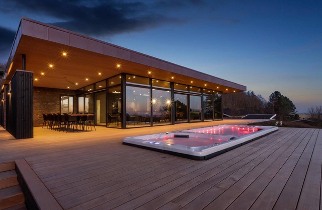 Awesome home in Knebel with sauna