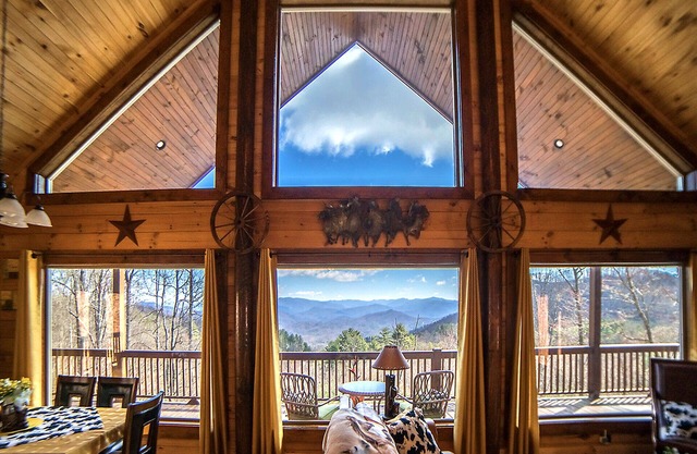 Awesome long range views of Smoky Mts., minutes to NOC, Tsali, and Lake Fontana
