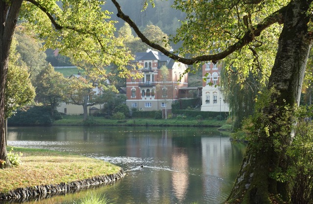 Bädervilla mit Einem Einzigartigen Ausblick auf den Gondelteich