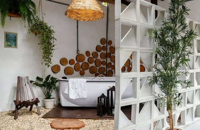 Balinesa Cabana Meio uma Floresta Encantada!