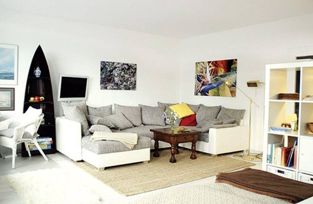 Baltic Sea apartment "Weite Welt" - apartment/apartment, shower, WC, living room/bedroom