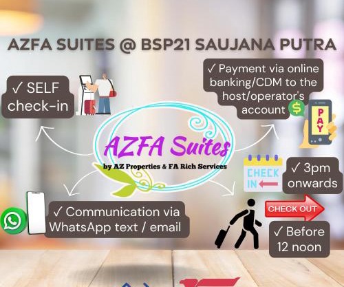 Bandar Saujana Putra BSP 21 AZFA Suite [FREE WiFi]