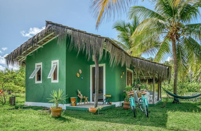Bangalô Verde Recanto Uaná - 280m praia Tatuamunha