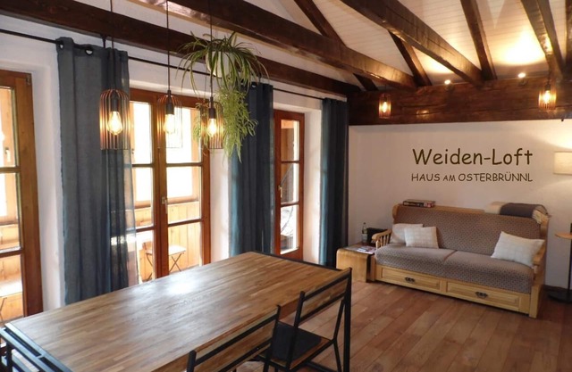 Bavarian-modern style apartment (60sqm) with balcony