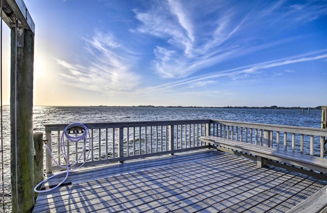 Bayfront Palmetto Retreat with Pool, Spa & Dock!