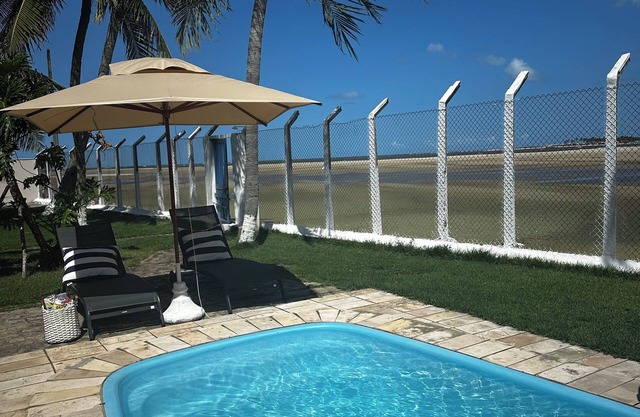 Beachfront House in Barra de Sao Miguel