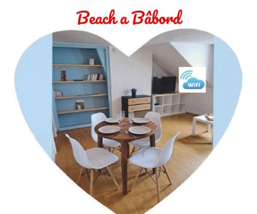 Beach à Bâbord - plage 400m, 4 Personnes, Le Havre