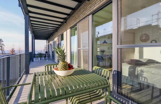 Beach front apartment