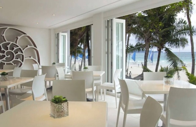 Beach front hotel