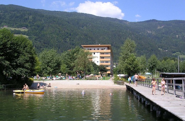 Beach holiday in the mountains, winter fairy tales on the Gerlitzen