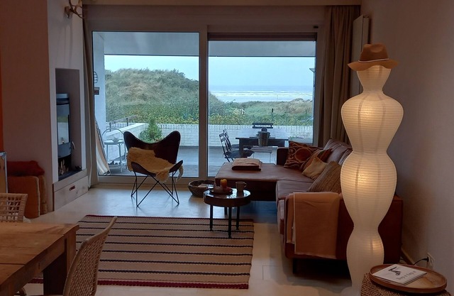 Beach house in the dunes 300 meters from the beach. Sea view.