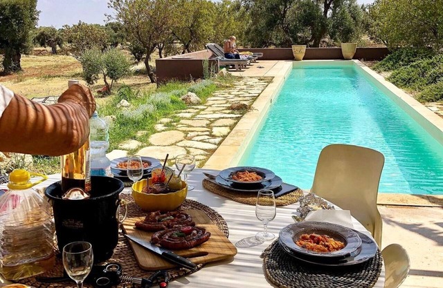 BEACH VILLA WITH SWIMMING POOL AT TORRE GUACETO, CAROVIGNO , OSTUNI , 5 BEDROOMS