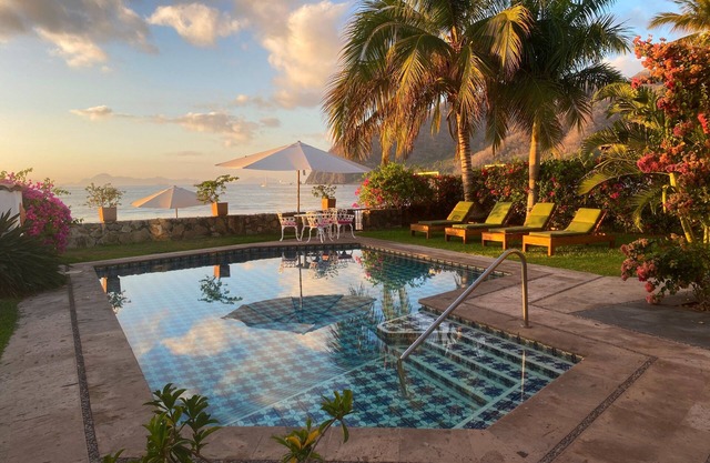 Beachfront Jewel directly on the beach in gated community at Club Santiago