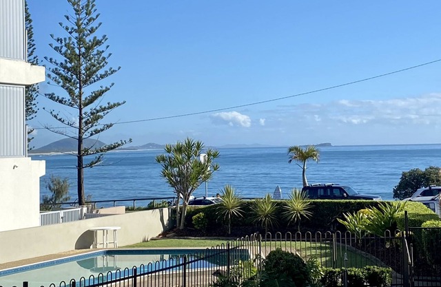 Beachfront, ocean view apartment,