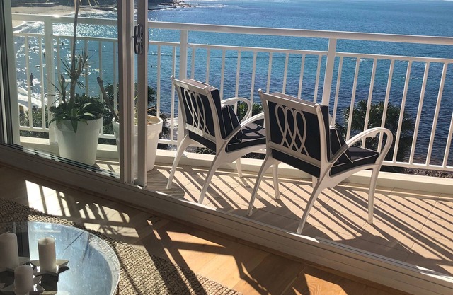 Beachfront pad, with panoramic views, central to everything