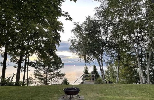 Beachfront property on Lake Huron with your water view and private beach