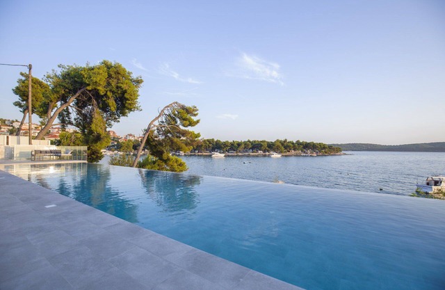 Beachfront Villa Deep Blue with Pool I