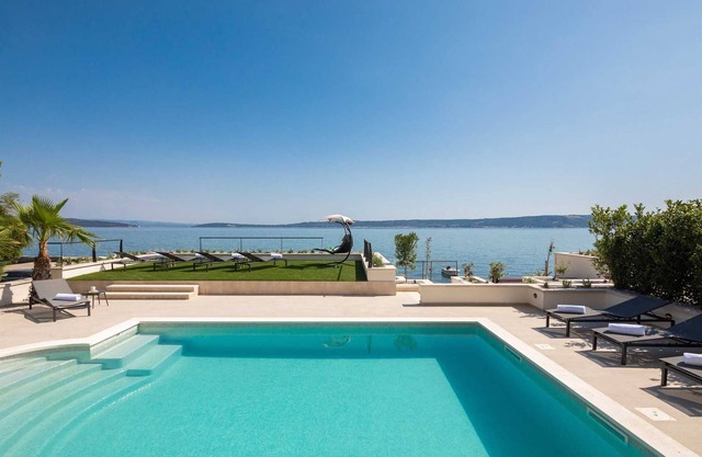 Beachfront Villa Armeria with Pool