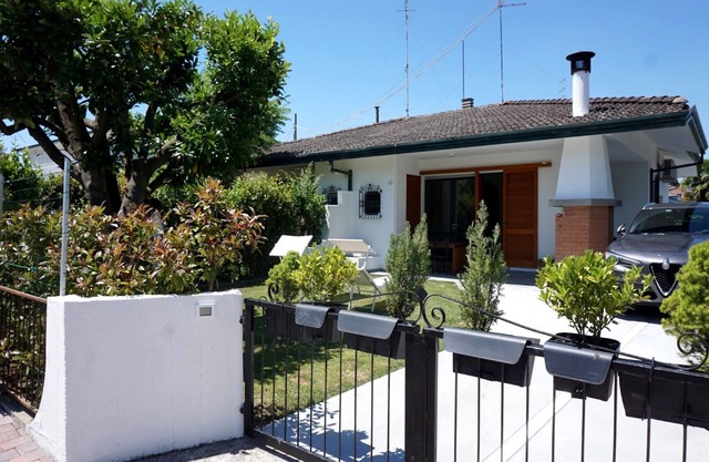 Beachside villa with private garden
