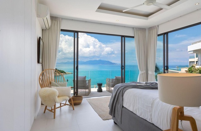Beachside Villa 'Vanilla' - Stunning Sea Views and Breathtaking Sunsets