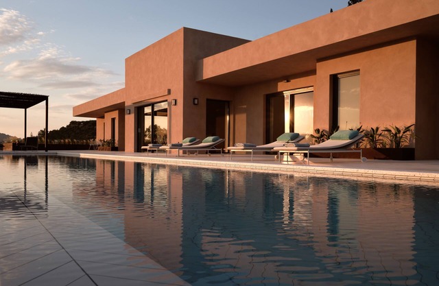 Beatiful villa with great view 5 minutes drive from beach