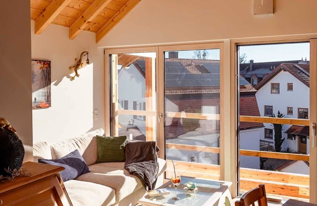 Beautiful 85 m² rooftop apartment with alpine views in Weilheim, absolutely close to the center
