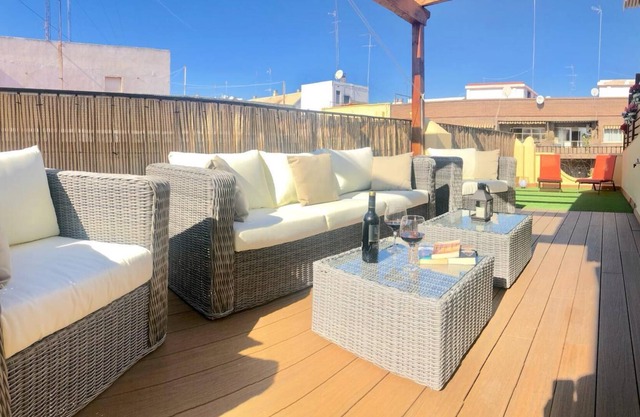 BEAUTIFUL AND BRIGHT PENTHOUSE WITH TERRACE near the Center